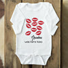 Bodysuits Cotton Long Sleeve Kiss Lipstick