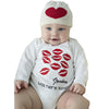 Bodysuits Cotton Long Sleeve Kiss Lipstick