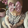 Baby hair bow flower HeadbandHandmade