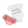 Bodysuit HELLO WORLD Tiny Cottons